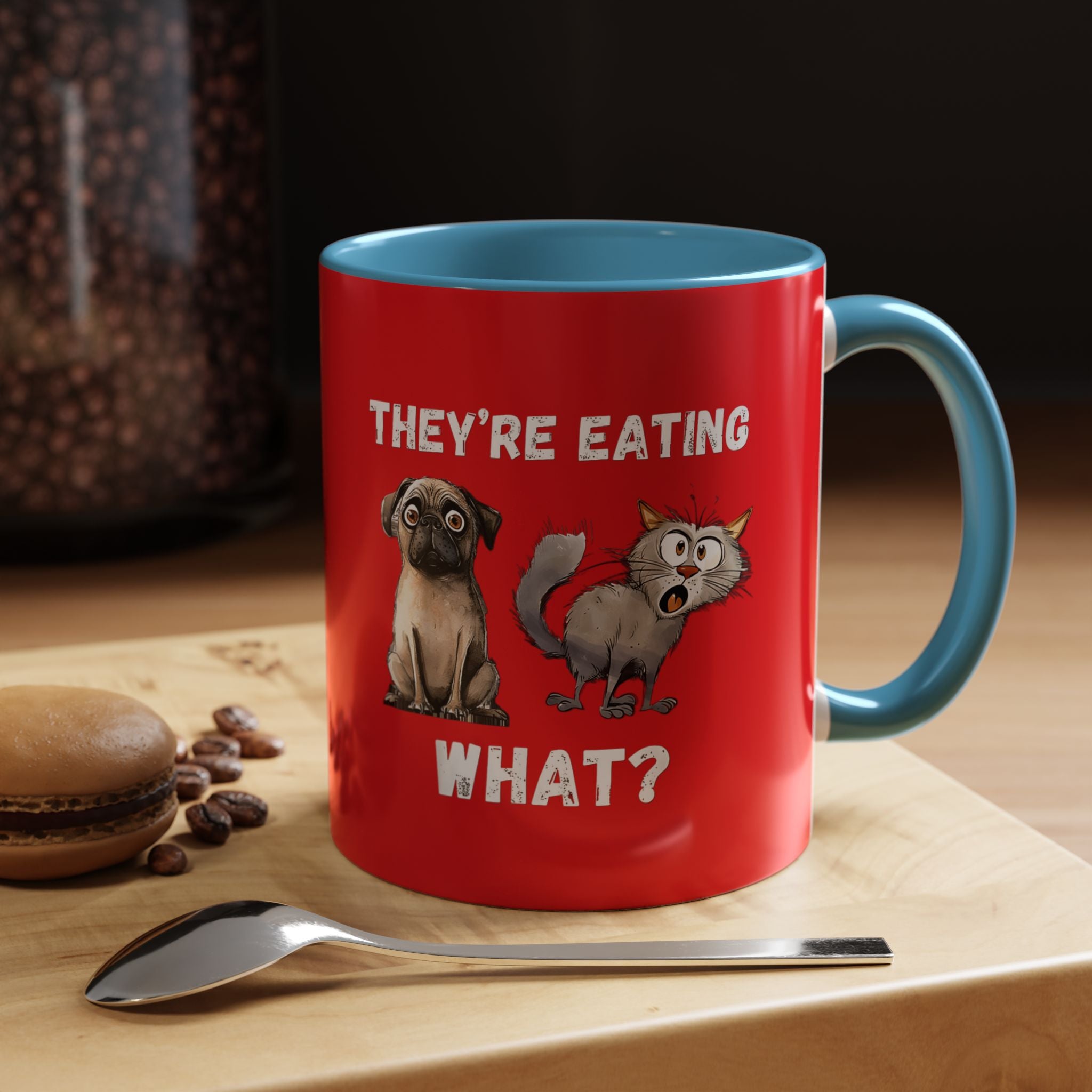 They Are Eating What Accent Coffee Mug