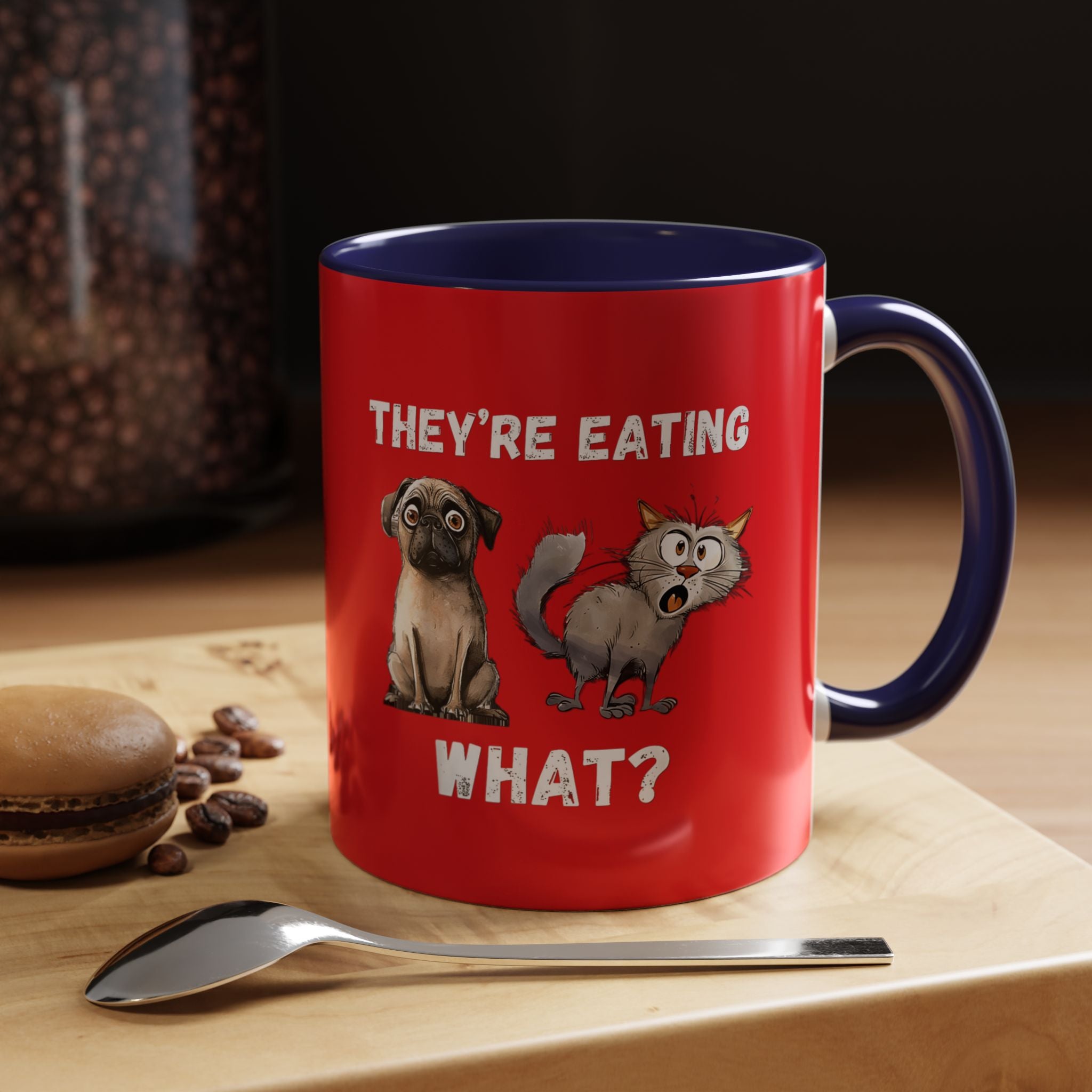 They Are Eating What Accent Coffee Mug