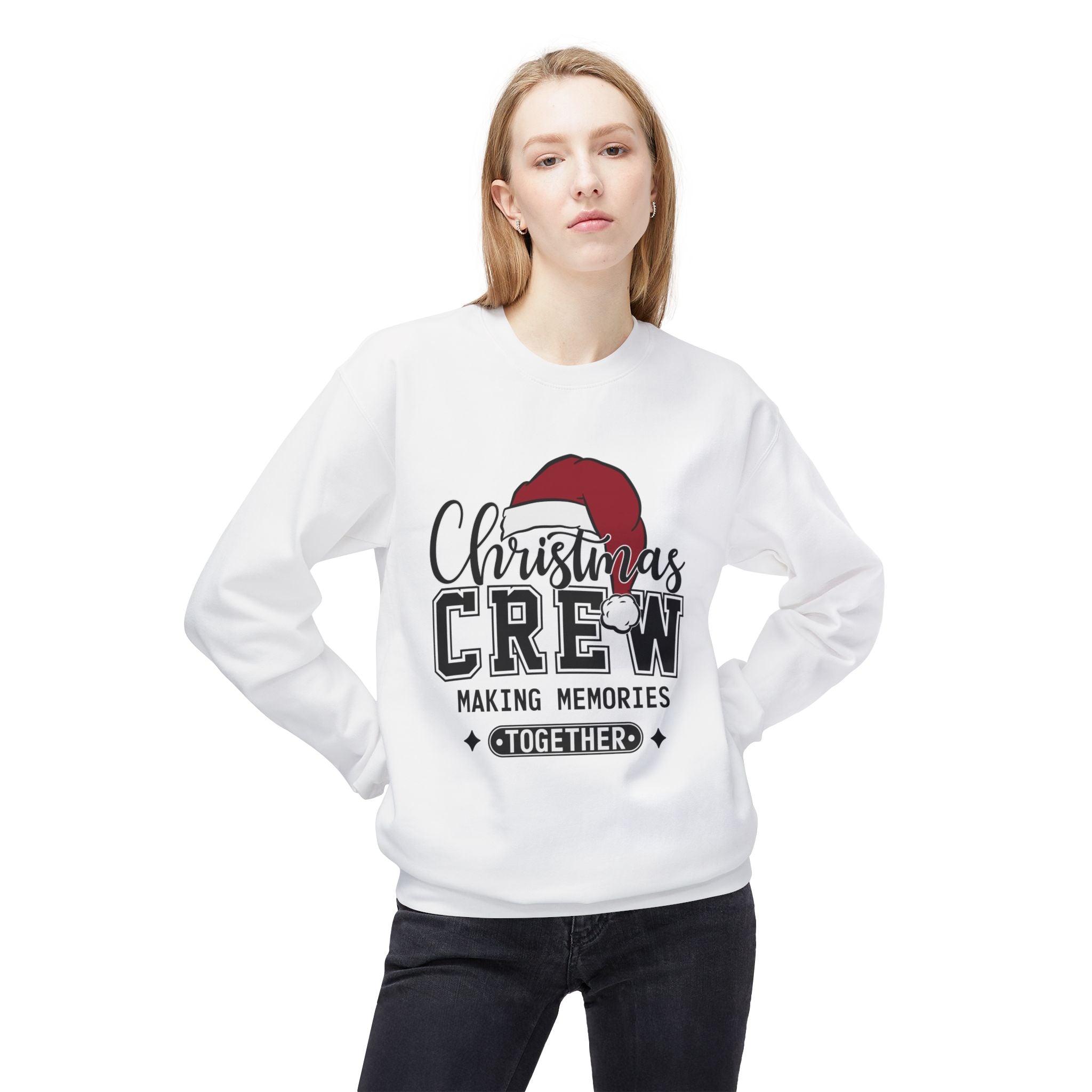 Christmas Crew Unisex Midweight Softstyle Fleece Crewneck Sweatshirt