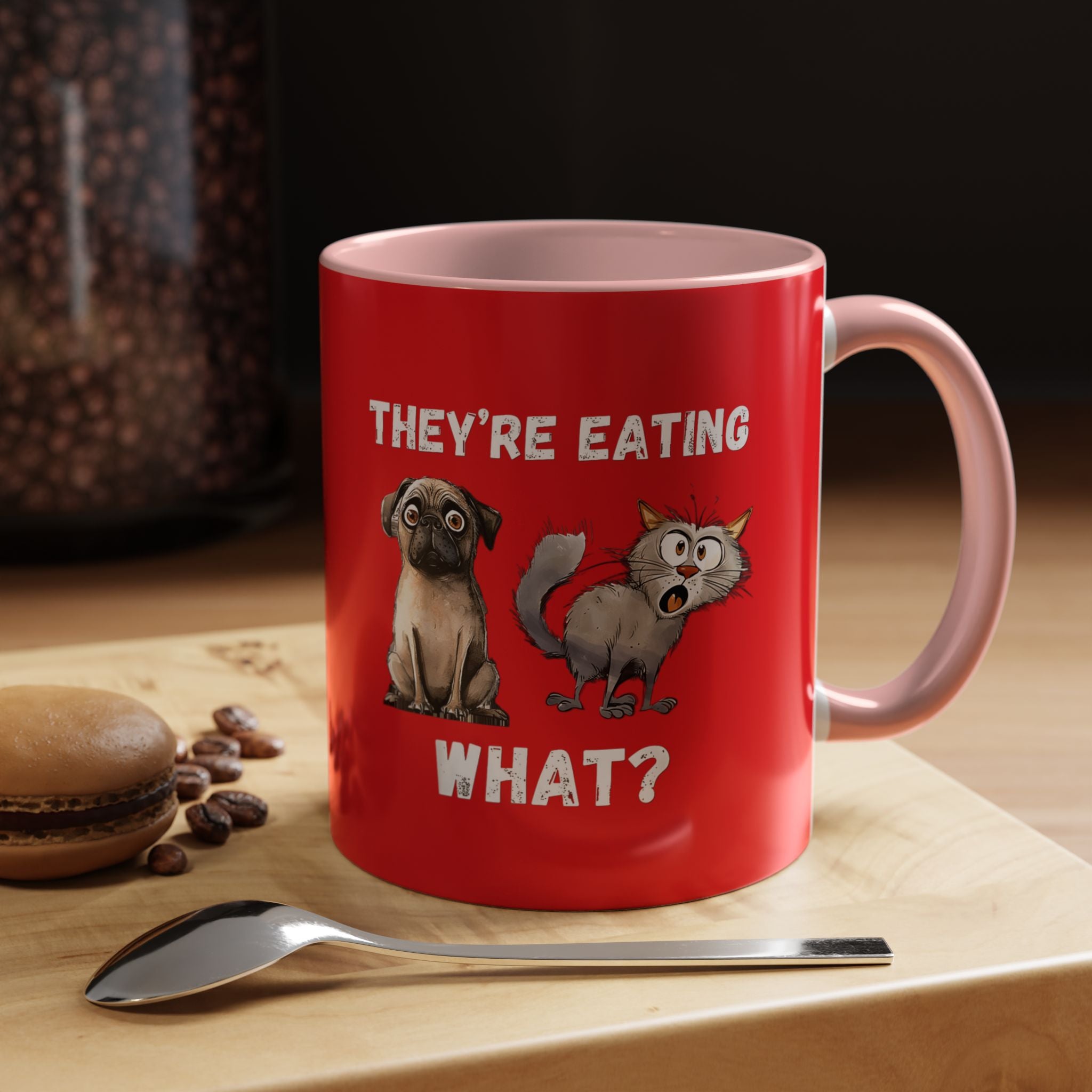 They Are Eating What Accent Coffee Mug