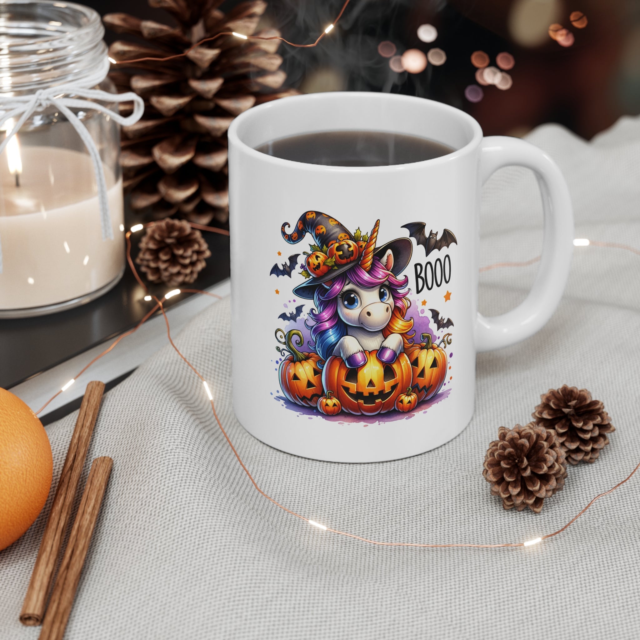 Cute Unicorn Halloween Mug