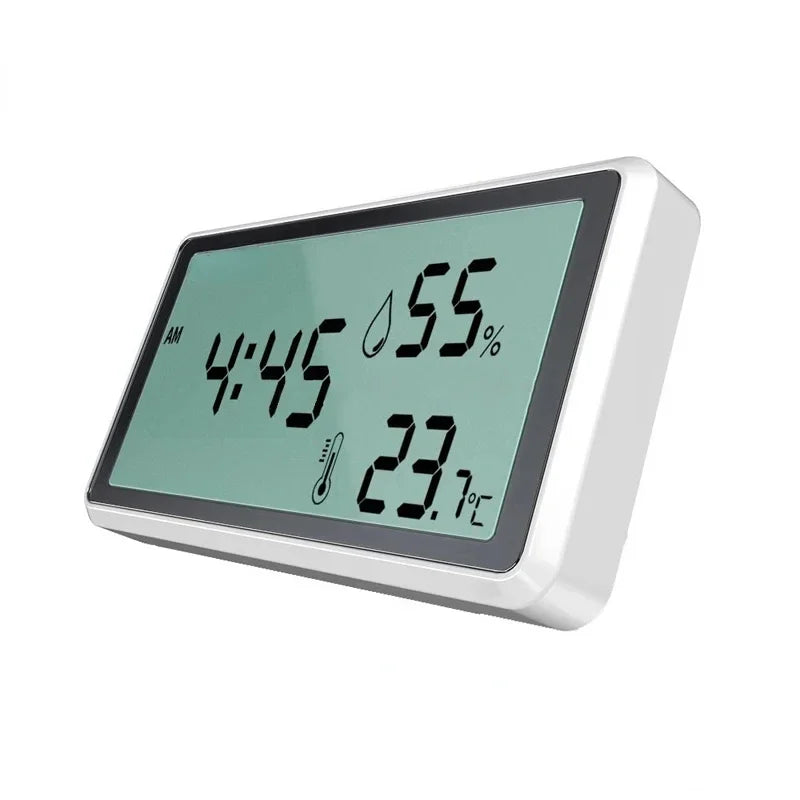 Electronic Thermometer Hygrometer Weather Station for Workspace Decor